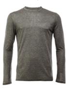 Neil Barrett Crew Neck Sweatshirt, Men's, Size: Xl, Grey, Viscose