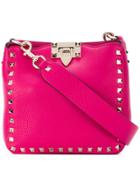 Valentino Rockstud Small Hobo Bag - Pink & Purple