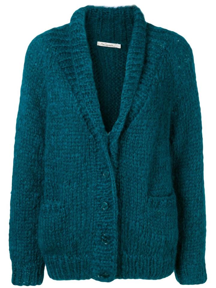 Mes Demoiselles Shawl Neck Cardigan - Green