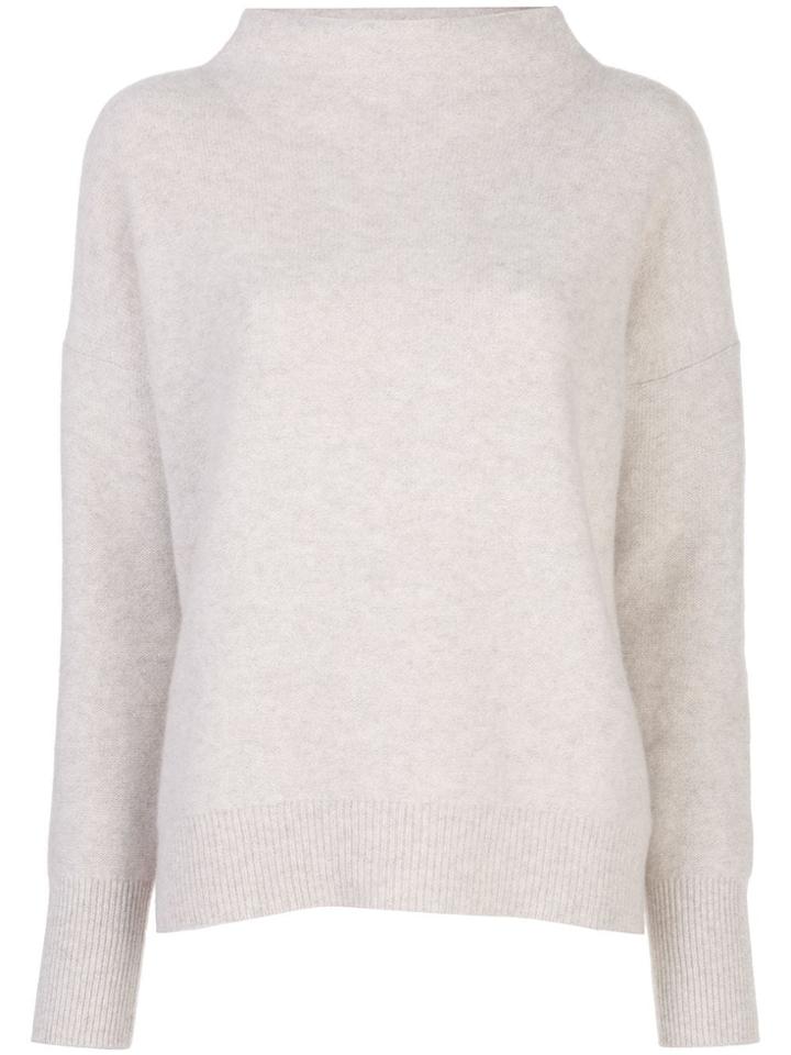 Vince Cashmere Funnel-neck Jumper - Neutrals