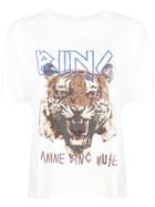 Anine Bing Tiger T-shirt - White