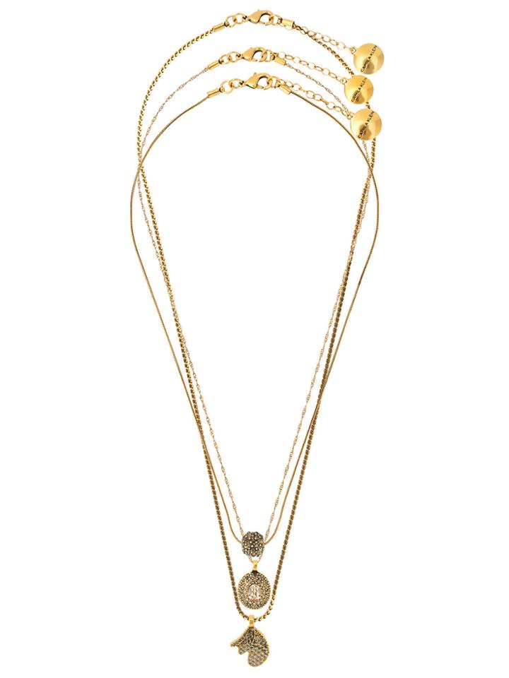 Camila Klein 3-necklace Set - Metallic