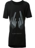 11 By Boris Bidjan Saberi Front Print T-shirt