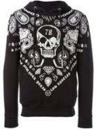 Philipp Plein 'duck Key' Hoodie, Men's, Size: Small, Black, Cotton