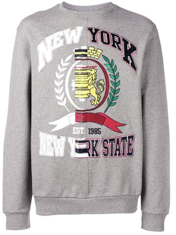 Hilfiger Collection Fade-out College Sweatshirt - Grey