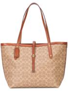 Coach Signature Canvas Market Tote - Brown