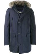 Herno Fur-trimmed Hood Jacket - Blue
