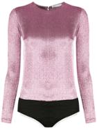 Nk Long Sleeves Body - Pink & Purple