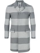 Thom Browne Rugby Stripe Unconstructed High-armhole Chesterfield