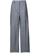 Lardini Wide Leg Trousers - Blue