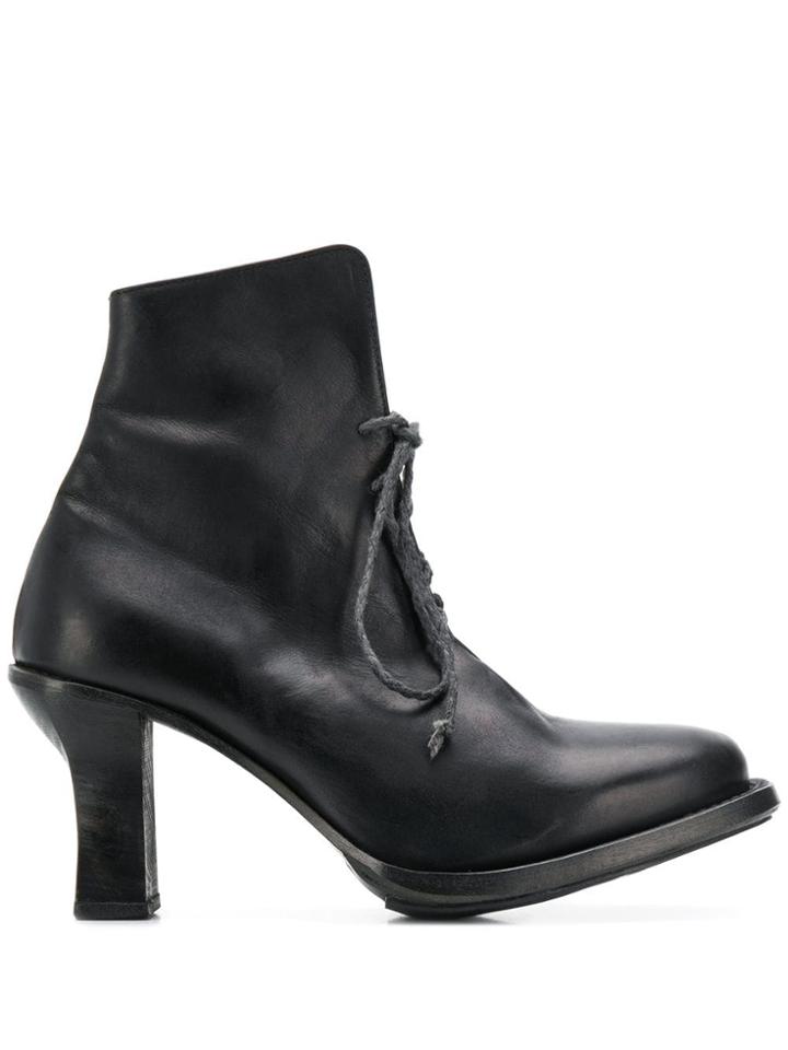 Cherevichkiotvichki Lace-up Ankle Boots - Black