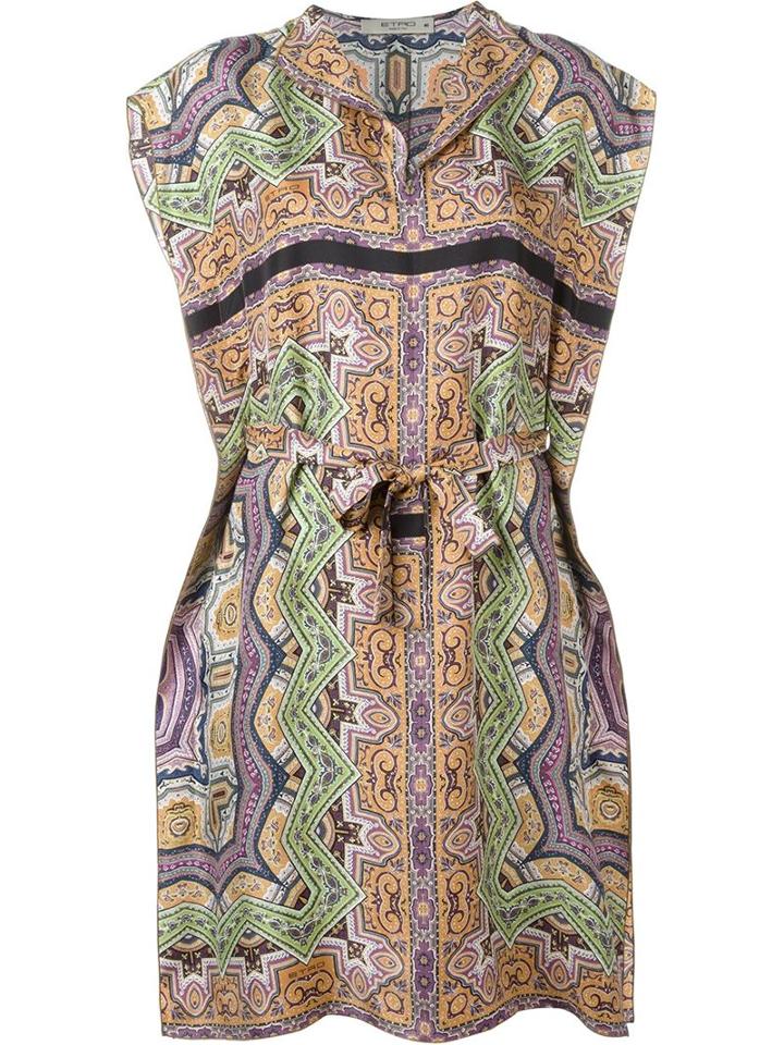Etro V-neck Printed Dress