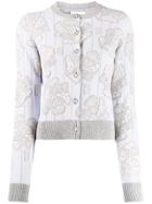 Barrie Cashmere Knitted Cardigan - Blue