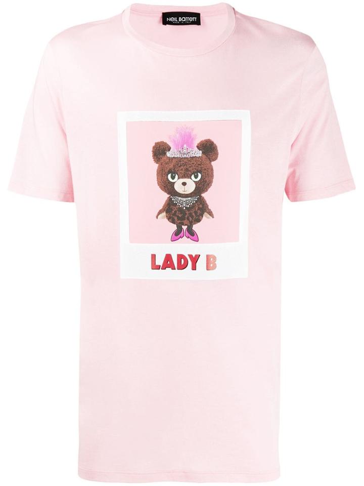 Neil Barrett Lady B T-shirt - Pink