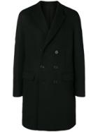 Neil Barrett Buttoned Up Double Breasted Coat - Black