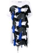Mikio Sakabe - Long Tassel Patch T-shirt - Women - Cotton - M, Women's, White, Cotton