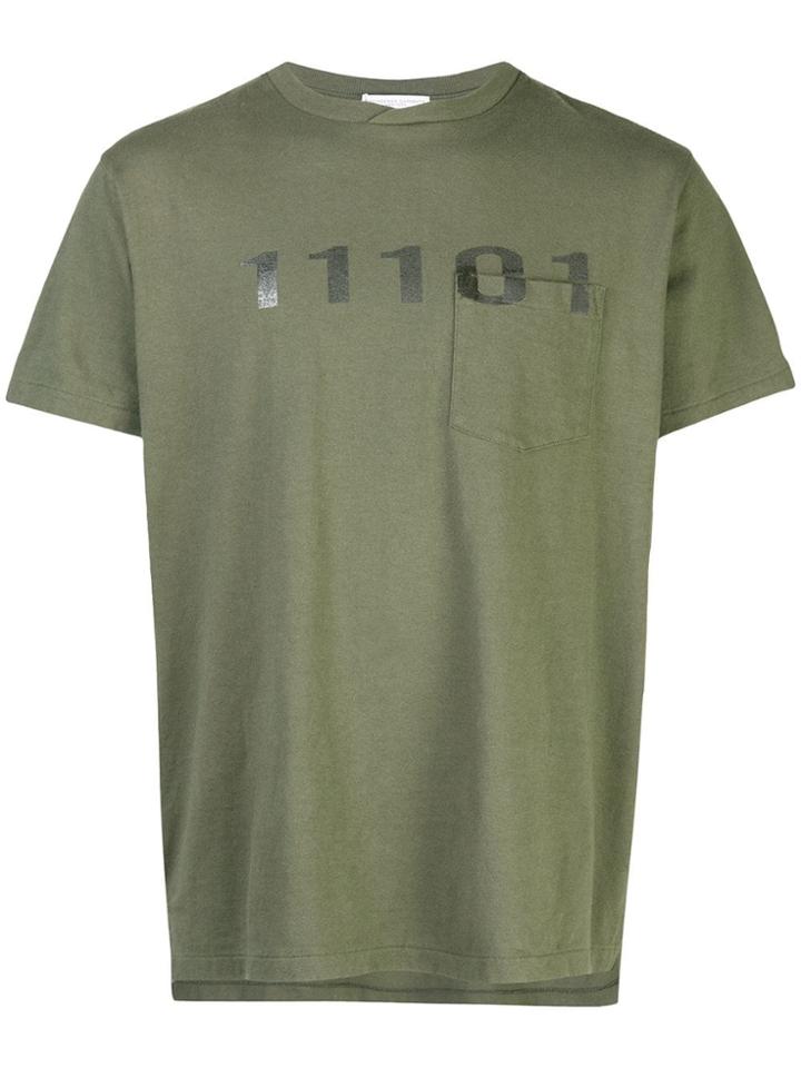 Engineered Garments '11101' Print T-shirt - Green