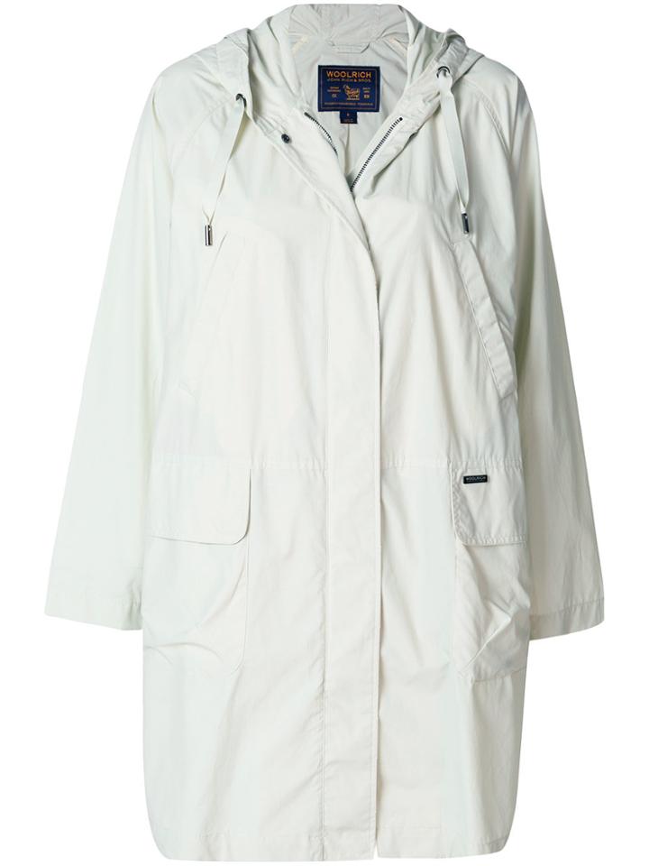 Woolrich Zipped Parka Coat - Nude & Neutrals