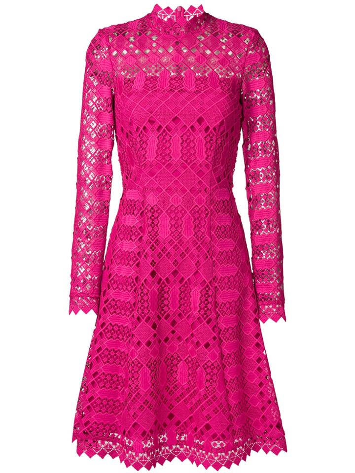Temperley London Amelia Lace Dress - Pink