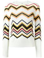 Vanessa Bruno Athé Chevron Knit Jumper, Women's, Size: Small, Nude/neutrals, Merino