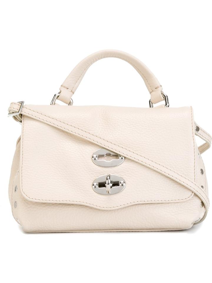 Zanellato Baby 'postina' Satchel - White