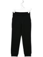 Fendi Kids Classic Track Pants, Boy's, Size: 8 Yrs, Black