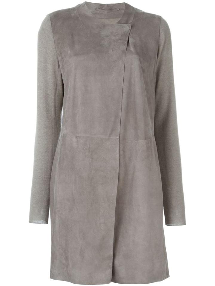 Herno Contrasted Open Front Cardigan