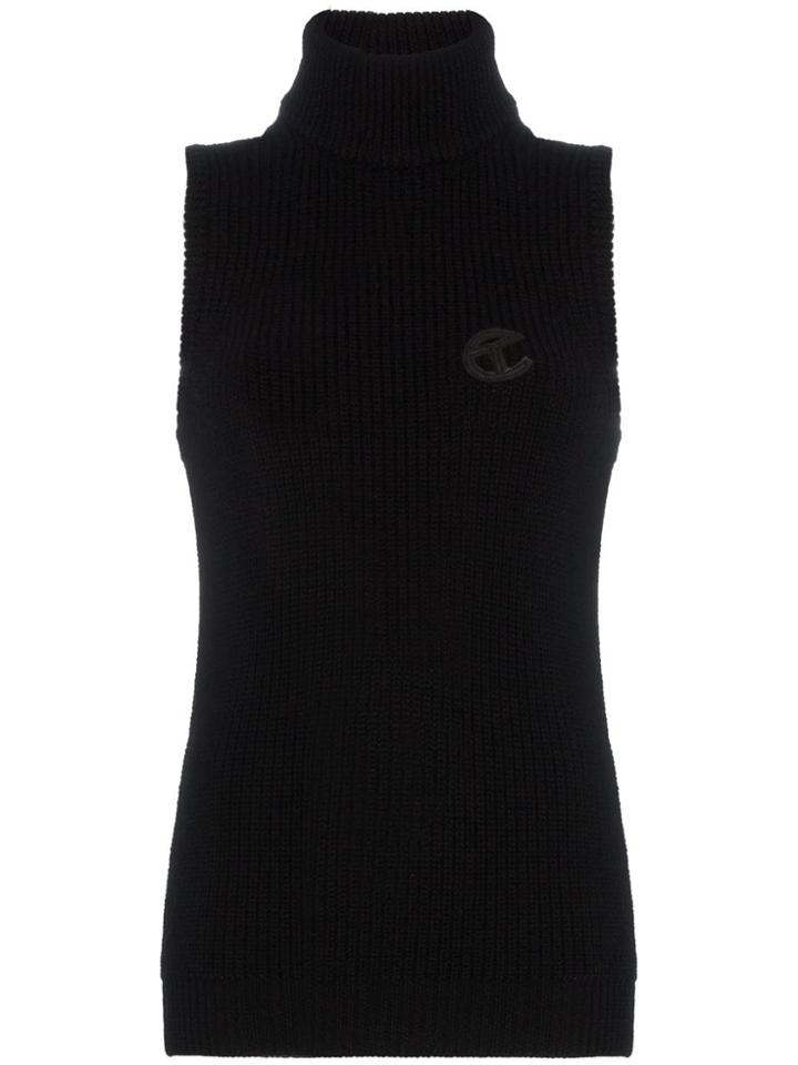 Telfar Sleeveless Roll Neck Jumper - Black