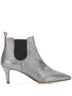 Bams Metallic-effect Ankle Boots - Silver