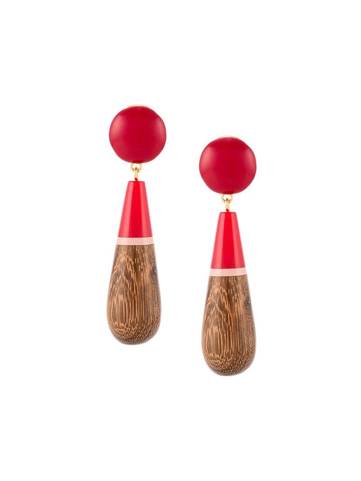 Marni Large Drop Clip-on Earrings
