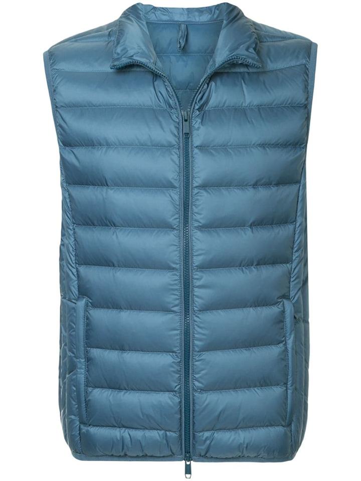 Cerruti 1881 Padded Zipped-up Gilet - Blue