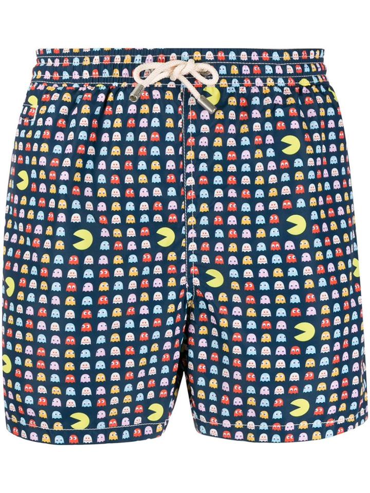 Mc2 Saint Barth Hungry Printed Swim Shorts - Blue