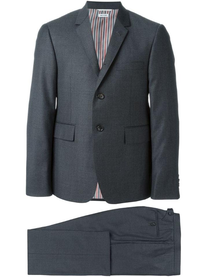 Thom Browne Stock Twill Suiting Suit - Grey