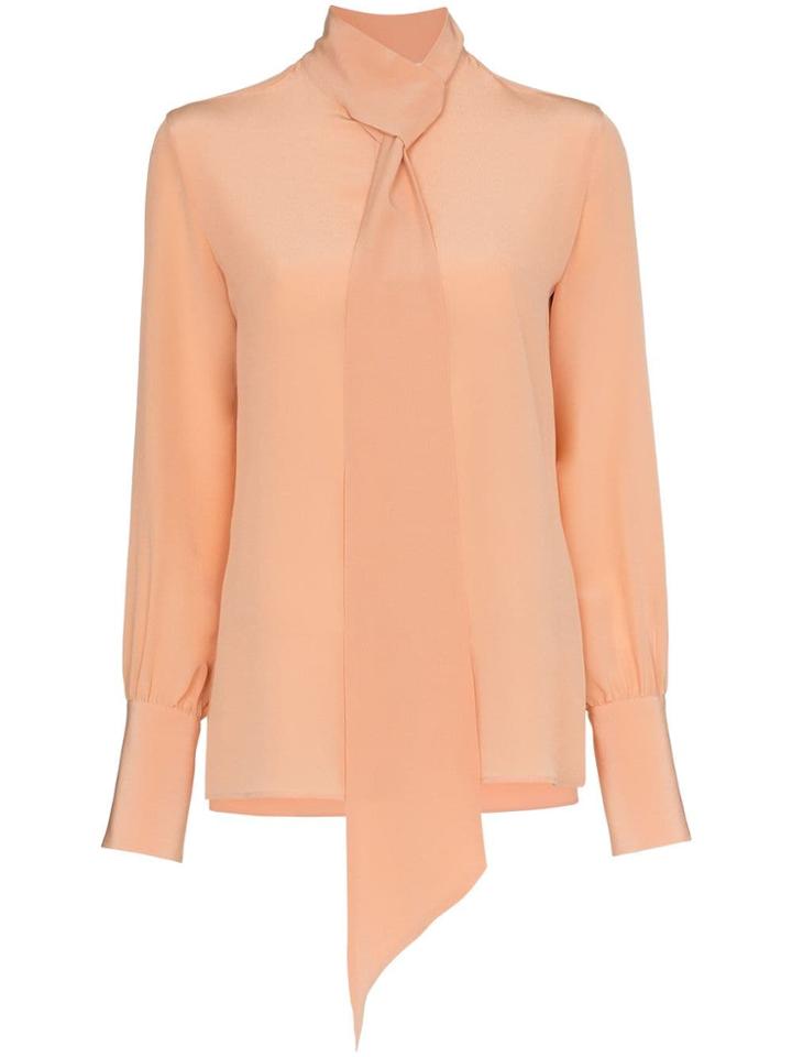 Etro Tie Neck Silk Blouse - Neutrals