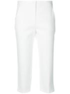 Boutique Moschino Cropped Trousers - White