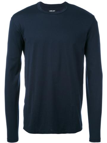 Labo Art - Longsleeved T-shirt - Men - Cotton - 1, Blue, Cotton