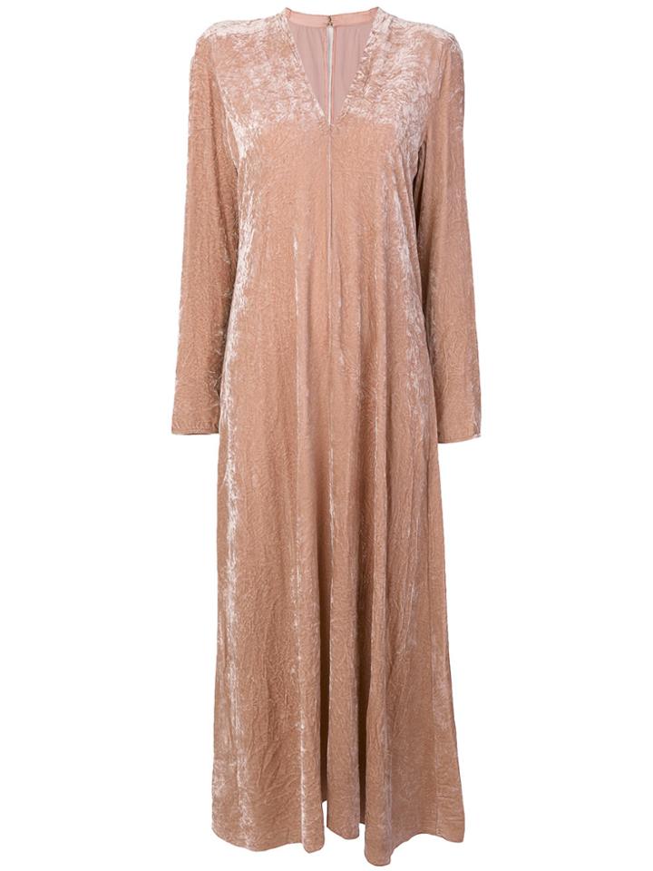 Forte Forte V-neck Maxi Dress - Pink & Purple