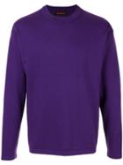 Caban Crew Neck Sweatshirt - Purple