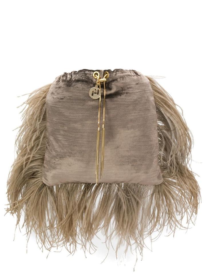 Rosantica Mademoiselle Pouch Bag - Neutrals