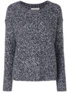 Vince - Long Sleeved Sweater - Women - Silk/cashmere/wool - L, Grey, Silk/cashmere/wool