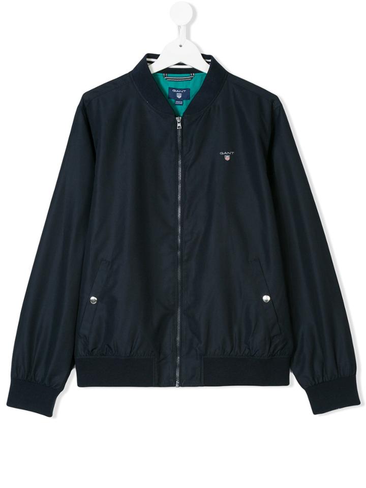 Gant Kids Teen Logo Bomber Jacket - Blue