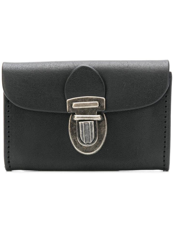 Ann Demeulemeester Push-lock Purse - Black