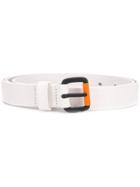 Maison Margiela Contrast Buckle Belt - White