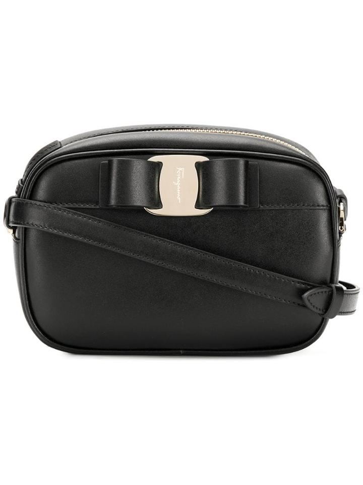 Salvatore Ferragamo Vara Bow Crossbody Bag - Black