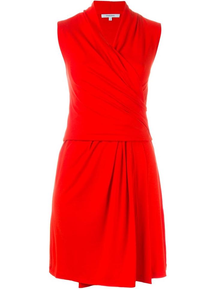 Carven Sleeveless Wrap Dress