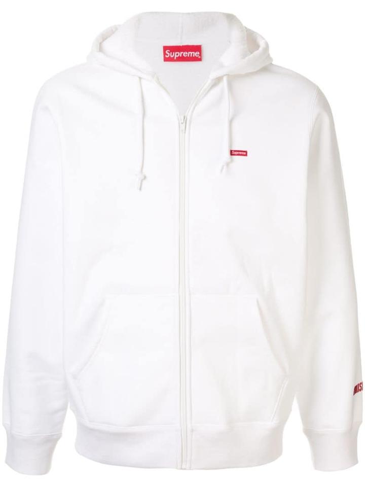 Supreme Windstopper Zip Up Hoodie - White