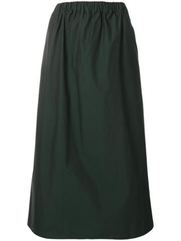 Cristaseya A-line Maxi Skirt - Green