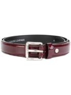 Ami Alexandre Mattiussi Thin Belt - Pink & Purple