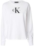 Ck Jeans Logo Sweatshirt - White