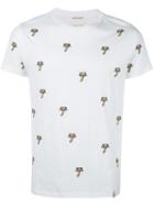 Marc Jacobs Palm Tree Shirt, Men's, Size: Small, White, Cotton
